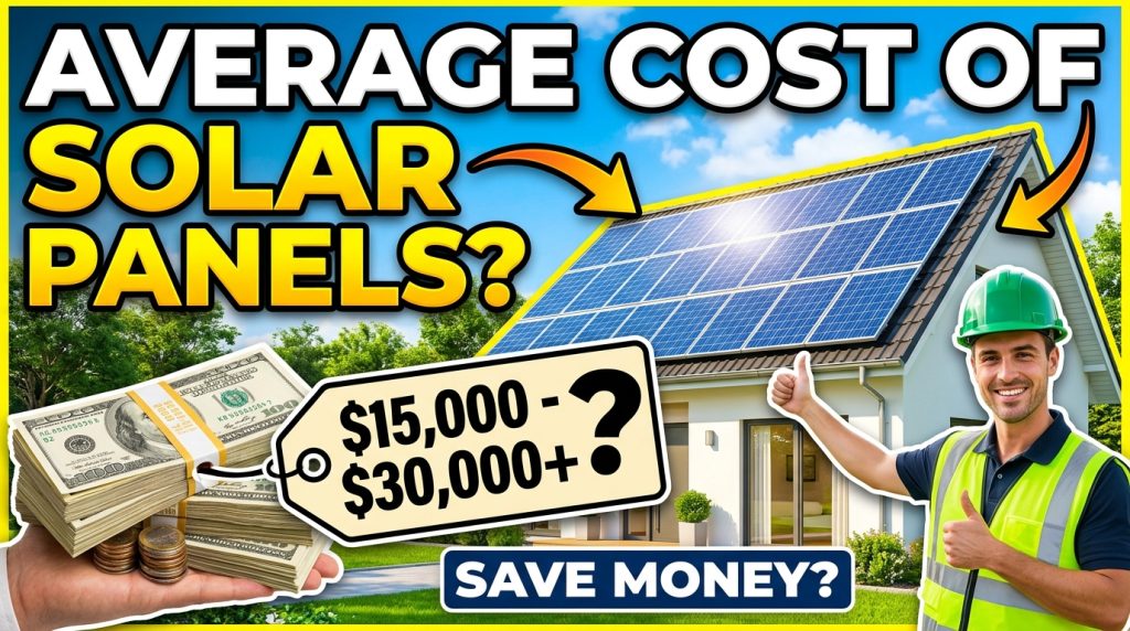 Average cost of solar panels across major 2026 pricing sources