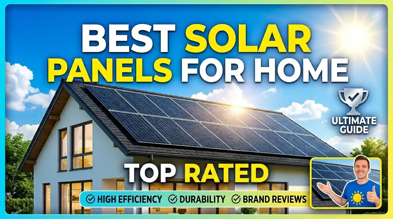 Best solar panels for home installed on a residential rooftop