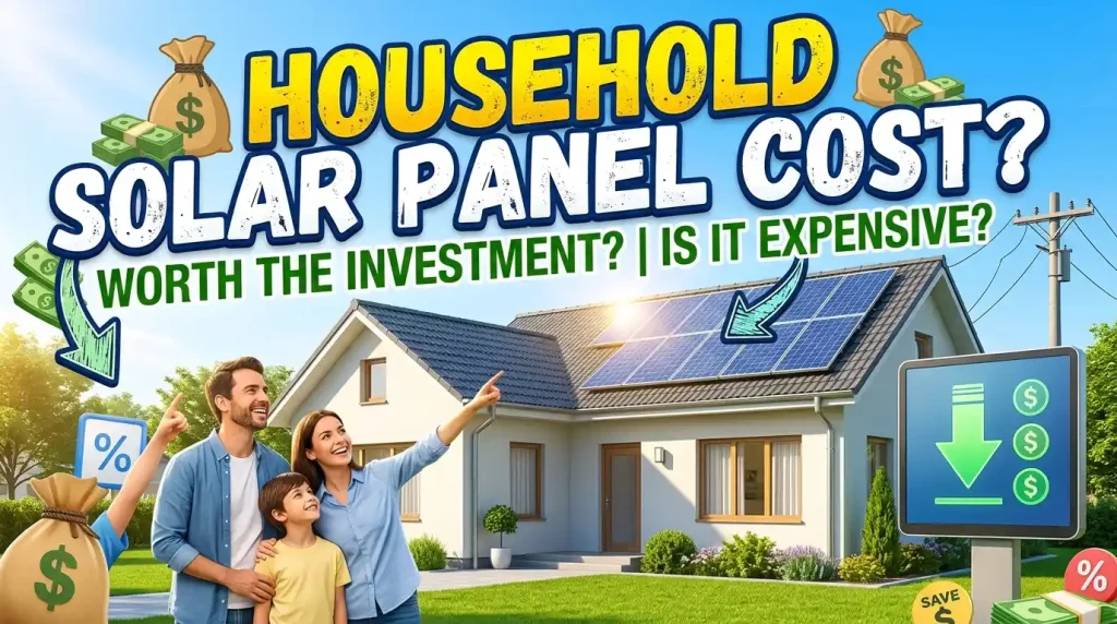 Household solar panel cost by home square footage