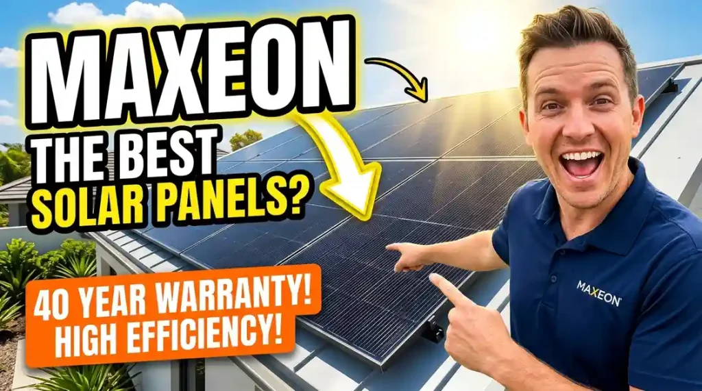 Maxeon solar panel installed on a residential rooftop showing its all-black IBC back-contact design