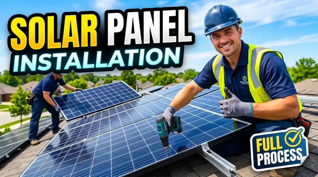solar panel installation