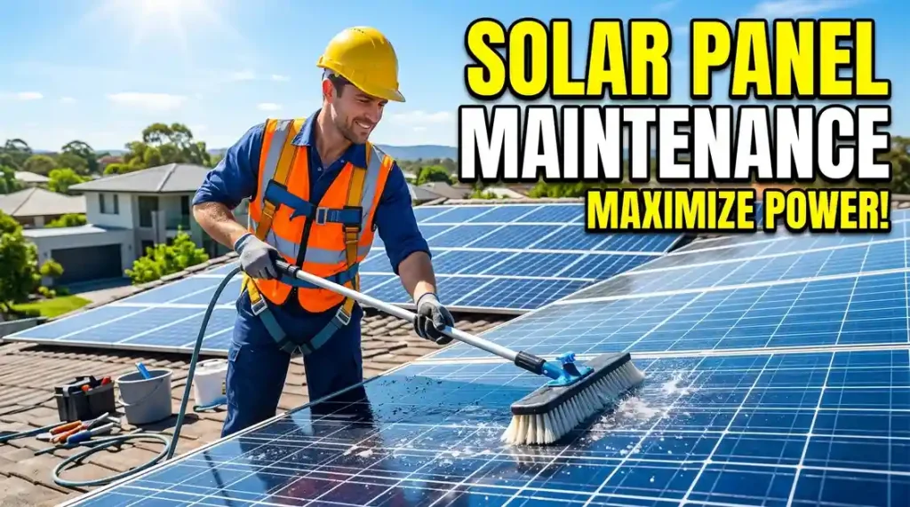 solar panel maintenance