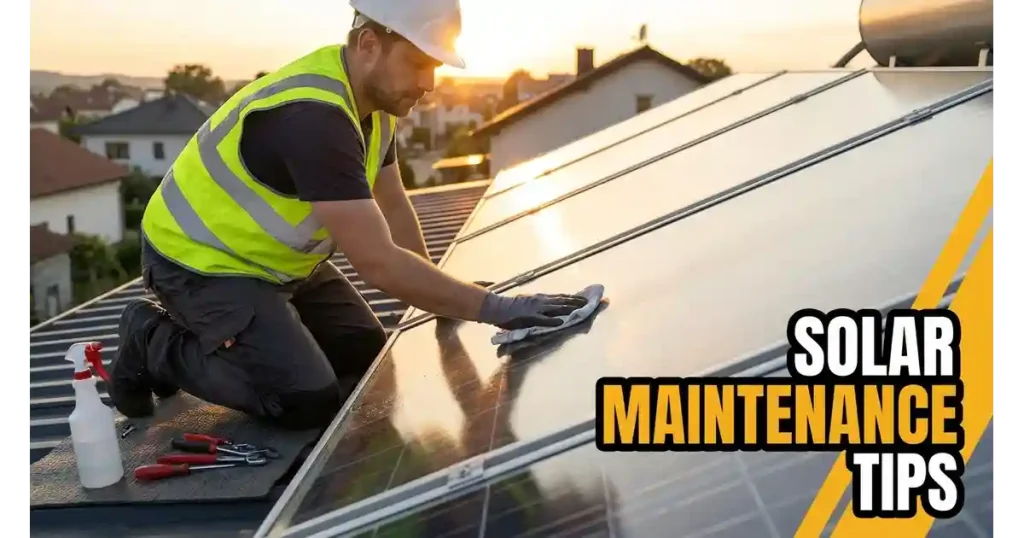 solar water heater maintenance